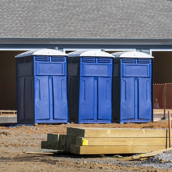 what is the cost difference between standard and deluxe porta potty rentals in Fidelity